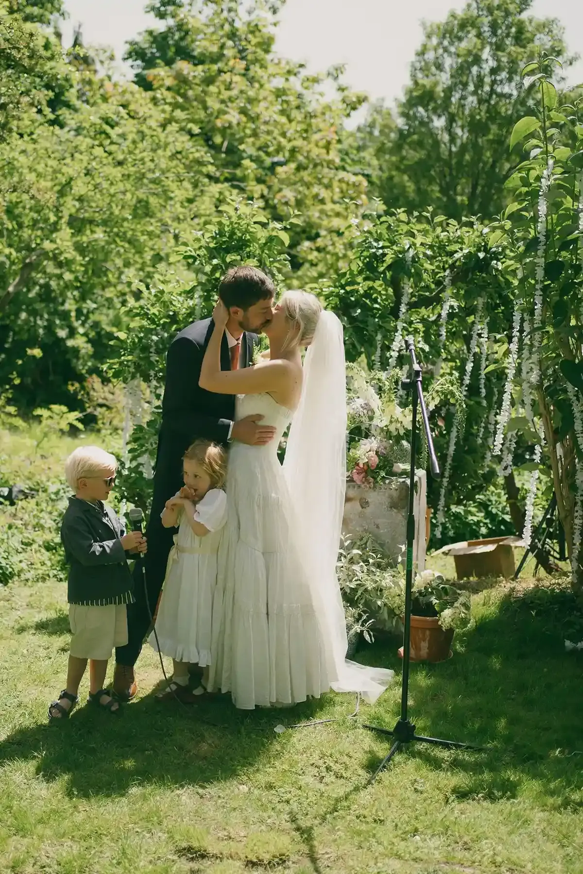 A Bride's Unique Wedding Attire Choices