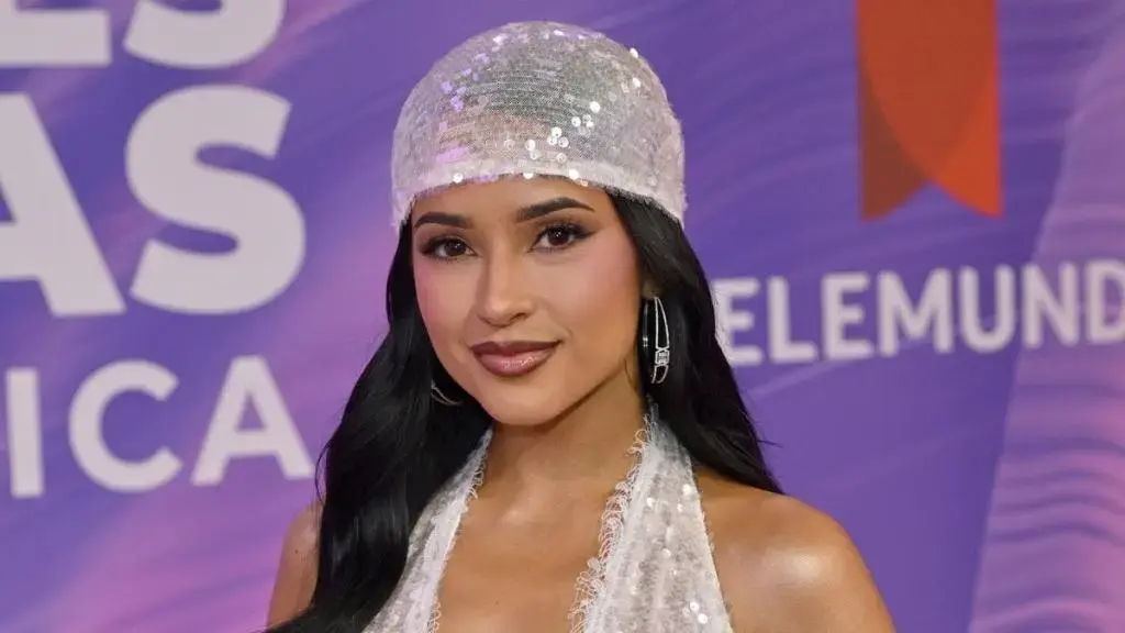 Becky G Sizzles in Retro Catsuit