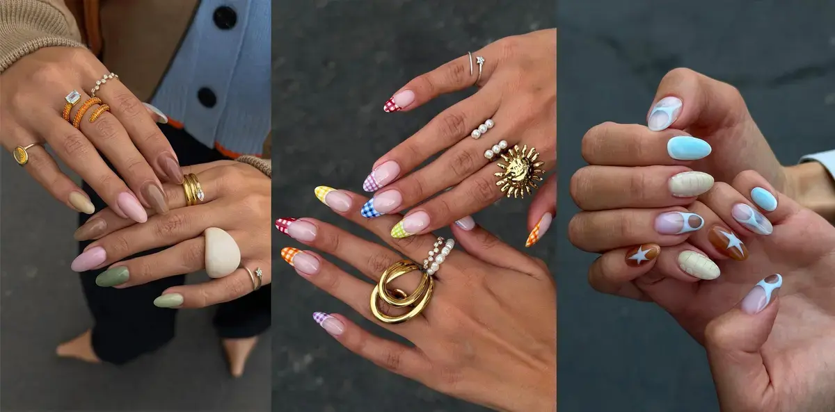 Can't Pick a Nail Design? The Mix-and-Match Trend Lets You Wear Them All