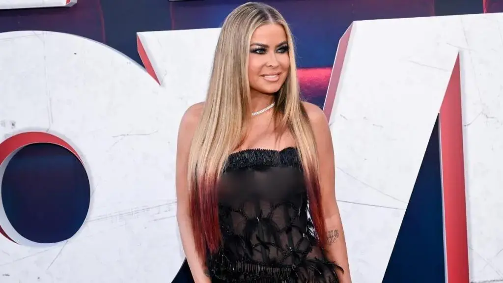 Carmen Electra Stuns in Sheer Black Dress
