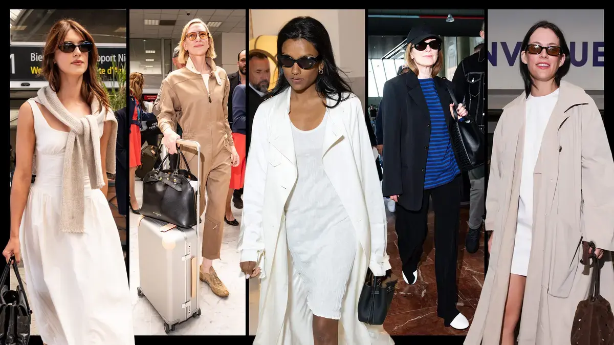 Celebrity Style Takes Off at Cannes Airport