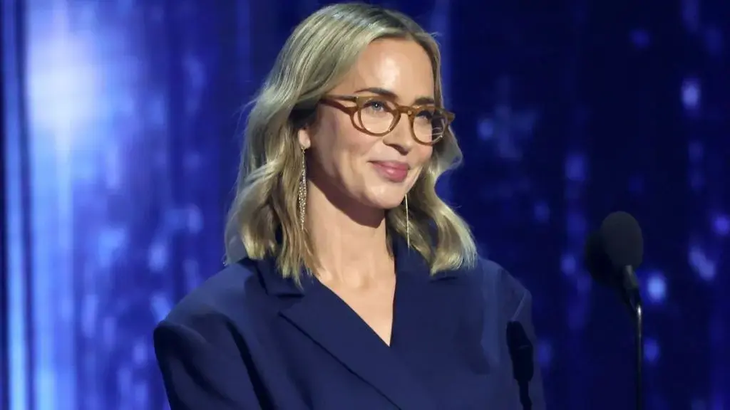 Emily Blunt Debuts Modern Tailored Look at Disney’s D23 Showcase