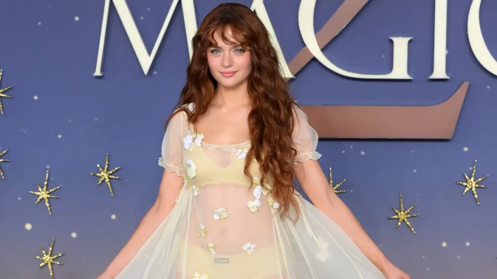 Joey King Stuns in Transparent Gown at London Film Premiere