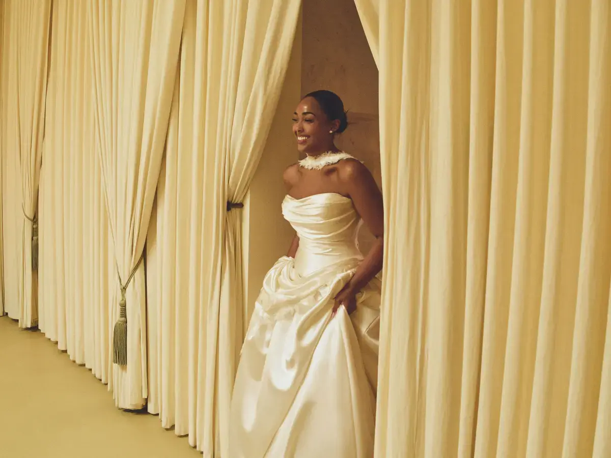 Jordyn Woods Completes Final Wedding Dress Fitting with Designer Danielle Frankel in Los Angeles