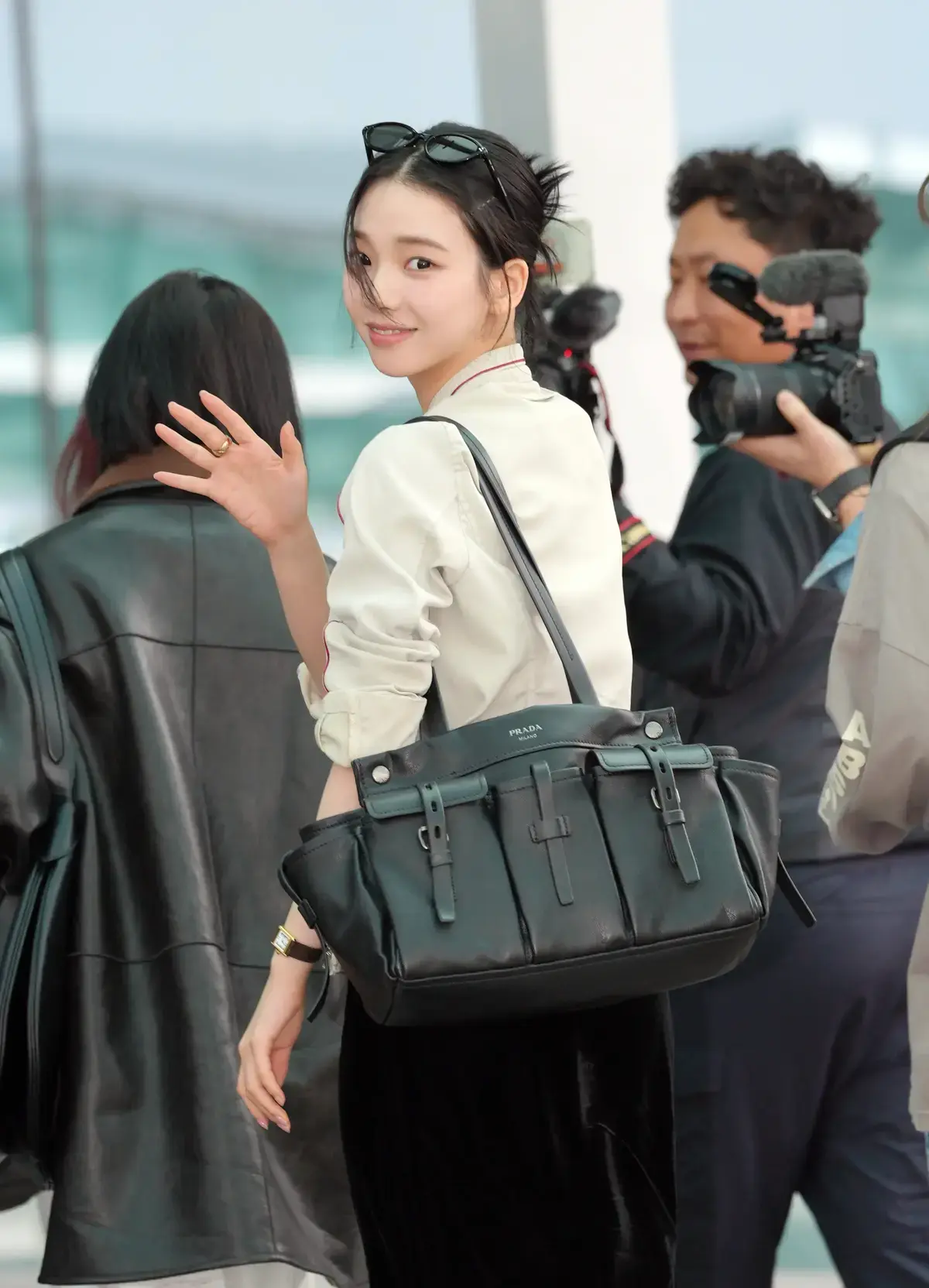 Karina’s Airport Ensembles Serve as a Fresh Back‑to‑School Style Playbook