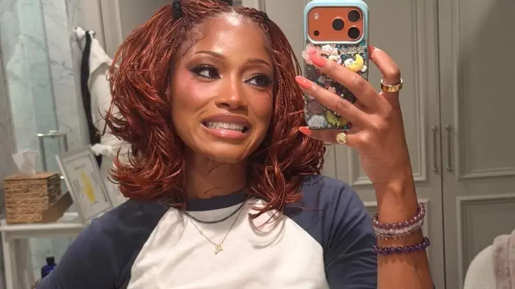 Keke Palmer Stuns in Sheer Top and Sequin Miniskirt for Latest Interview