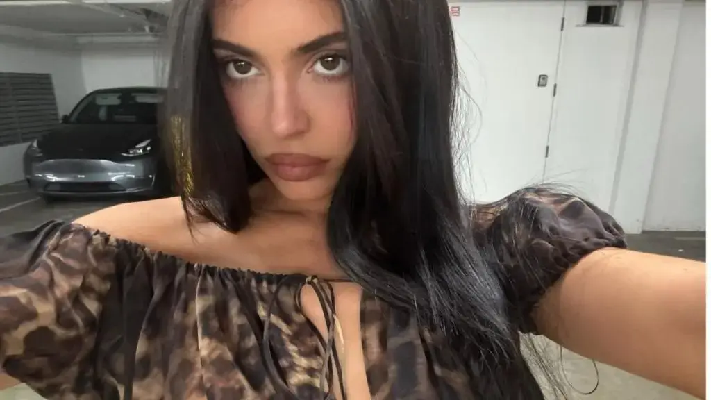 Kylie Jenner Stuns in Bold Cutout Dress at Jordyn Woods' Wedding
