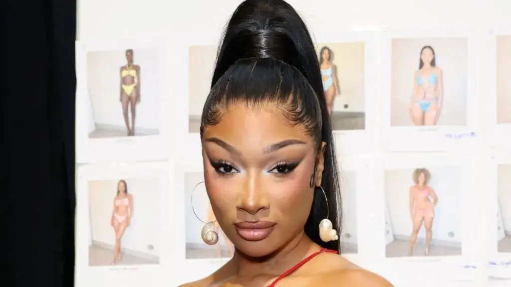 Megan Thee Stallion Dazzles in Daring Cutout Micro Minidress