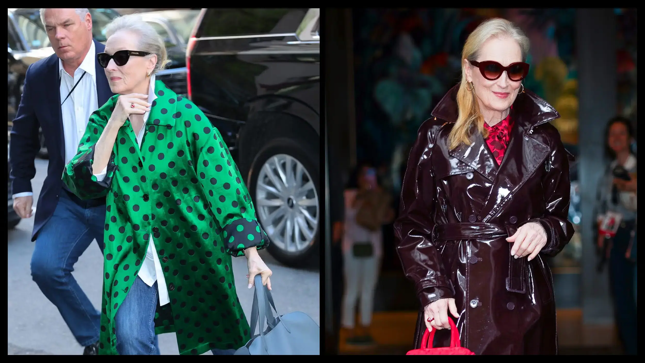 Meryl Streep’s Spring Coat Choices Showcase Style Range