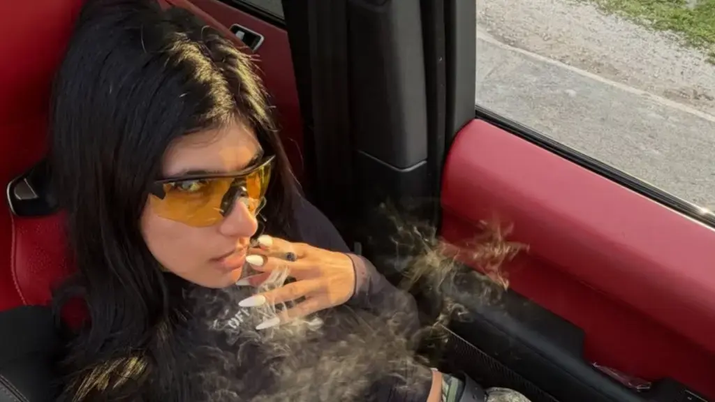 Mia Khalifa's Daring Mesh Dress Sparks Attention