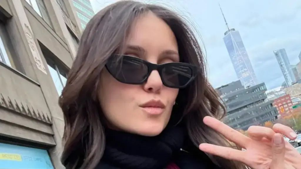 Nina Dobrev Stuns in High-Cut Mini Skirt