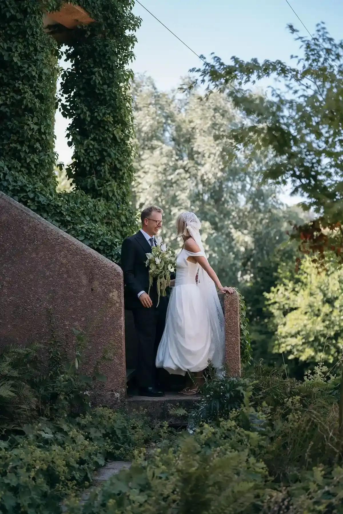 Polly Thomas Designs Her Own Wedding Dress for Devon Ceremony