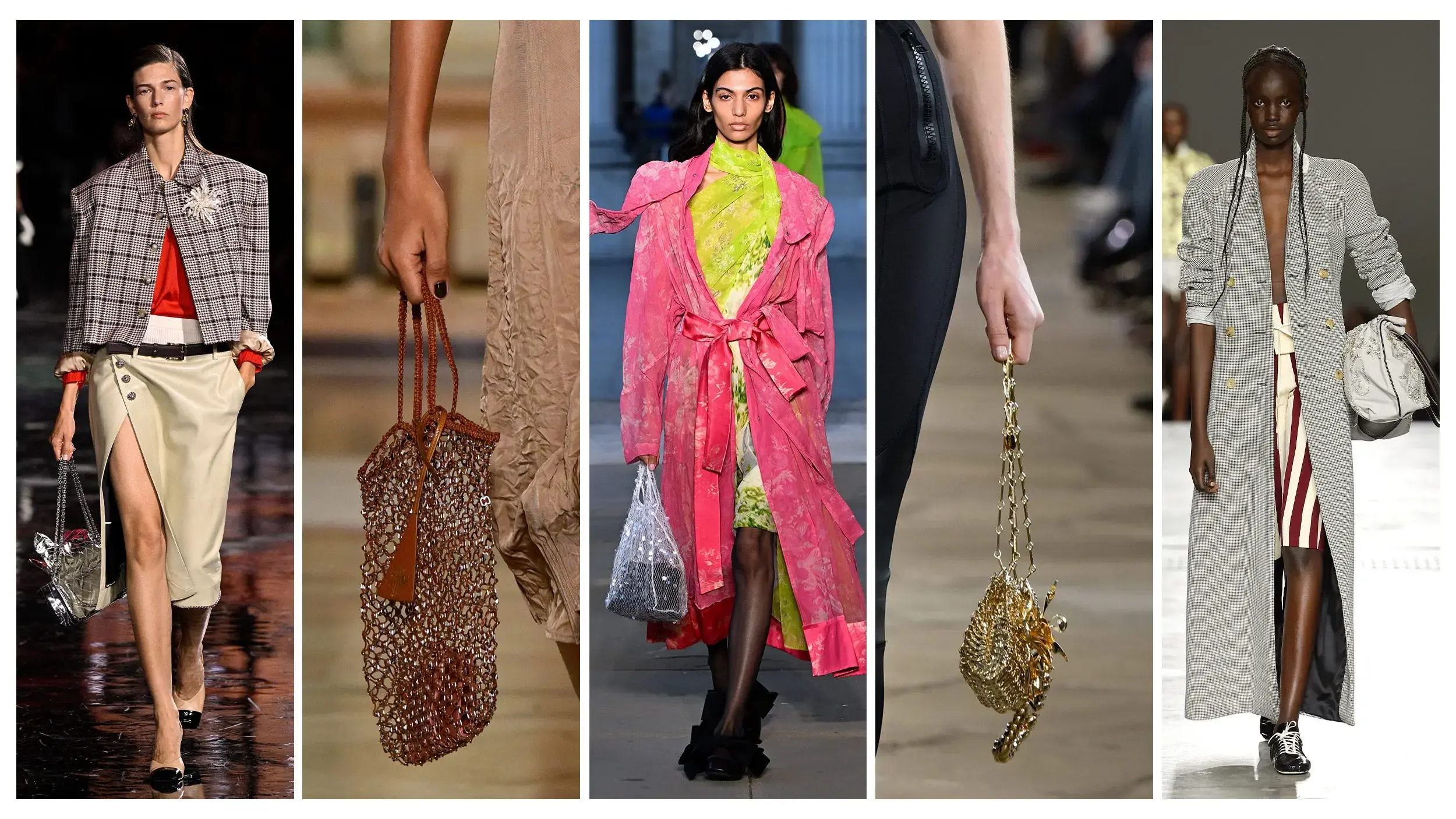 Shiny Bags Brighten Daytime Fashion