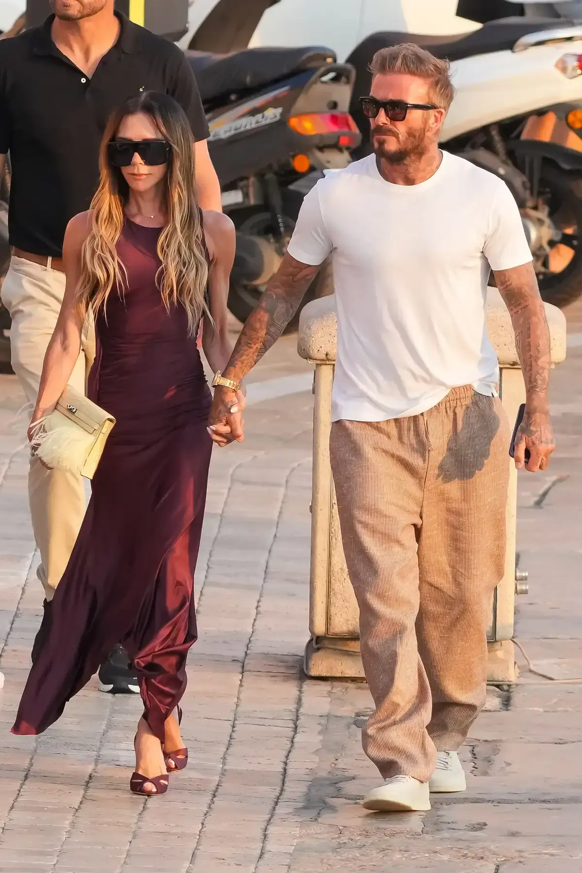 Victoria Beckham Keeps Her Signature Stilettos On While Vacationing in Saint‑Tropez