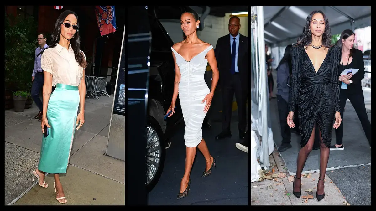 Zoe Saldaña Sets New Standard for Elegant Fashion