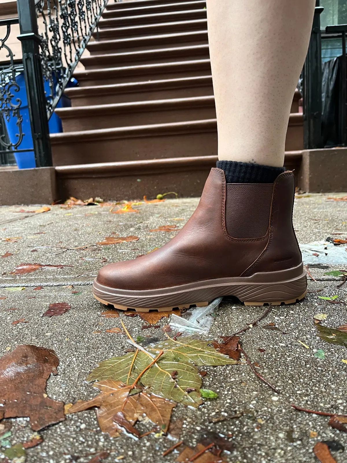 Chelsea boots with built-in arch support offer a practical solution for foot pain