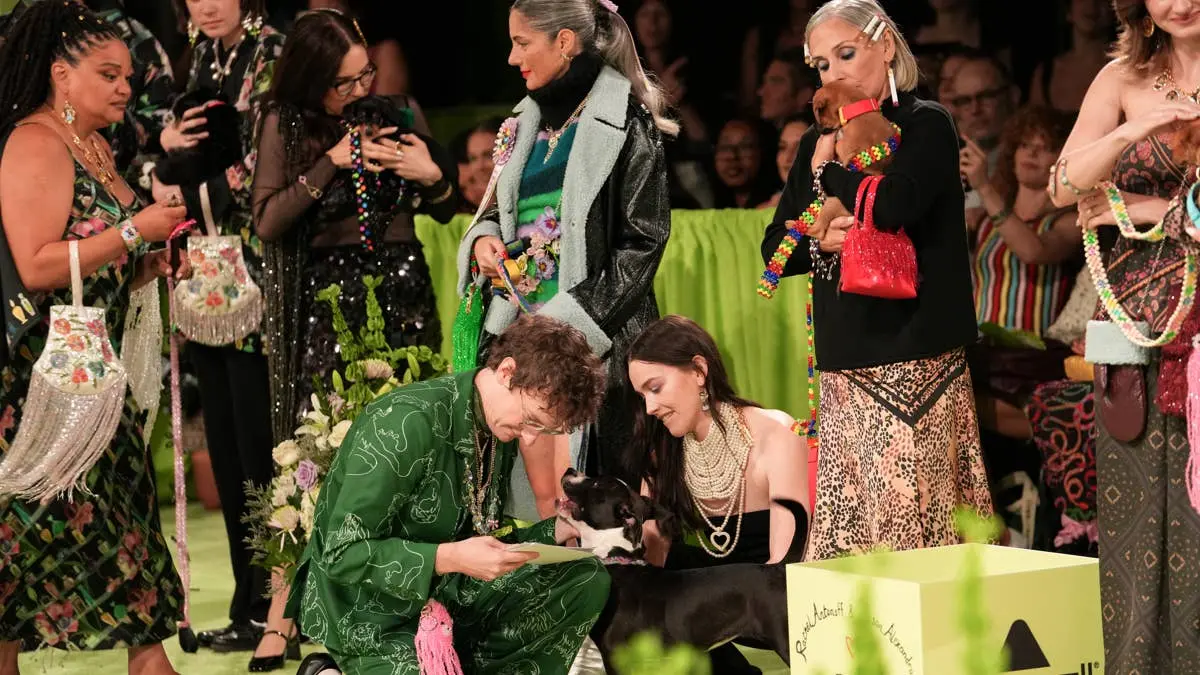 Rescue Dogs Steal the Spotlight at New York Fashion Week