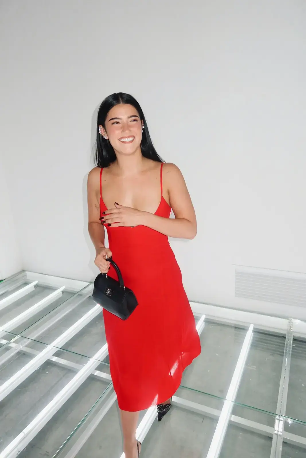 Charli D’Amelio Attends Tenth Prada Runway Show in New York