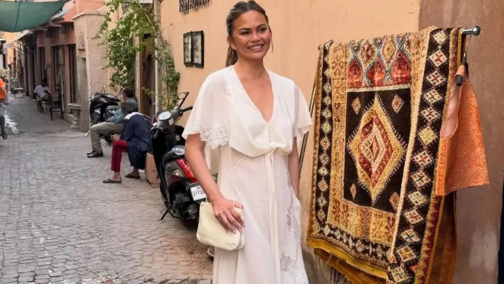 Chrissy Teigen’s Ulla Johnson Dress Is See-Through in All the Right Places