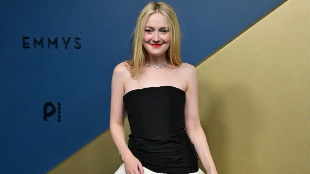 Dakota Fanning’s Plunging Gown Steals the Show at 2026 Emmys