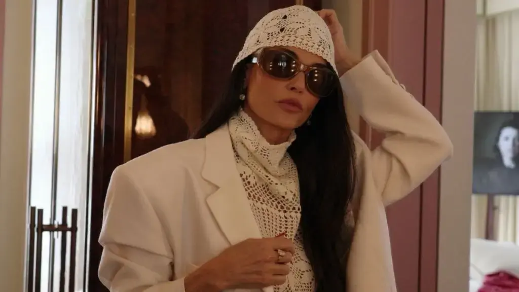 Demi Moore Captivates Crowds at New York Fashion Week