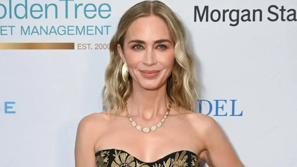 Emily Blunt Turns Heads in Strapless Ulla Johnson Gown at AIS Gala