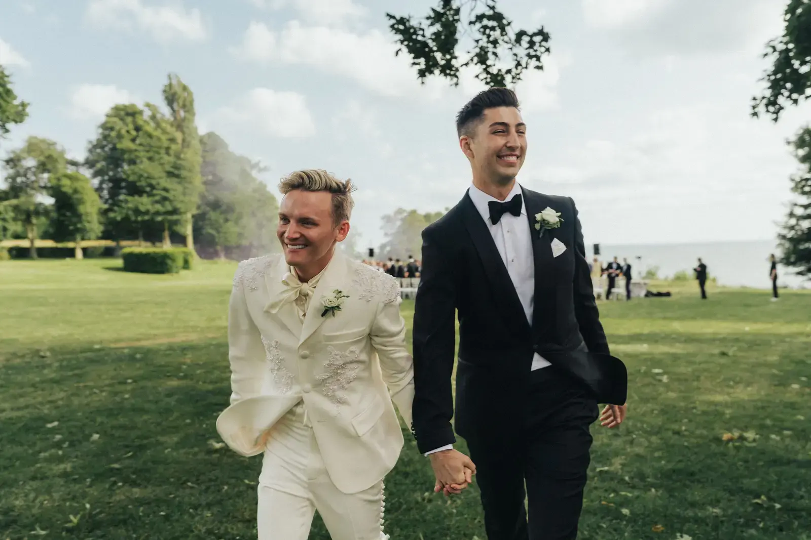 Groom Turns Late Mother’s Wedding Dress Into Custom Tuxedo