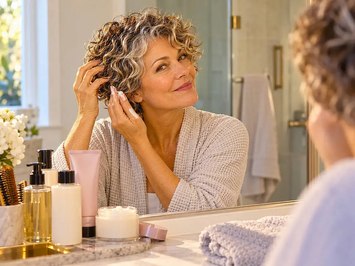 How to Style Your Curly Bixie at Home Without Weighing It Down