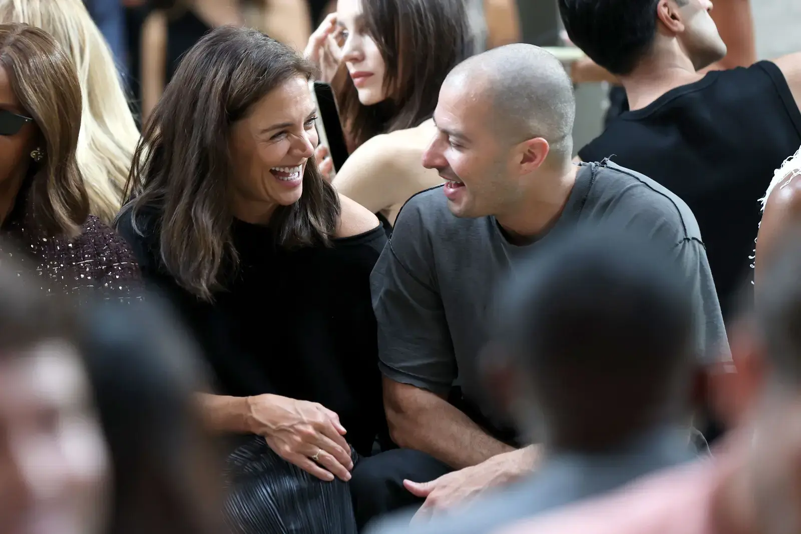 Katie Holmes Introduces Jason Bard Yarmosky at New York Fashion Week