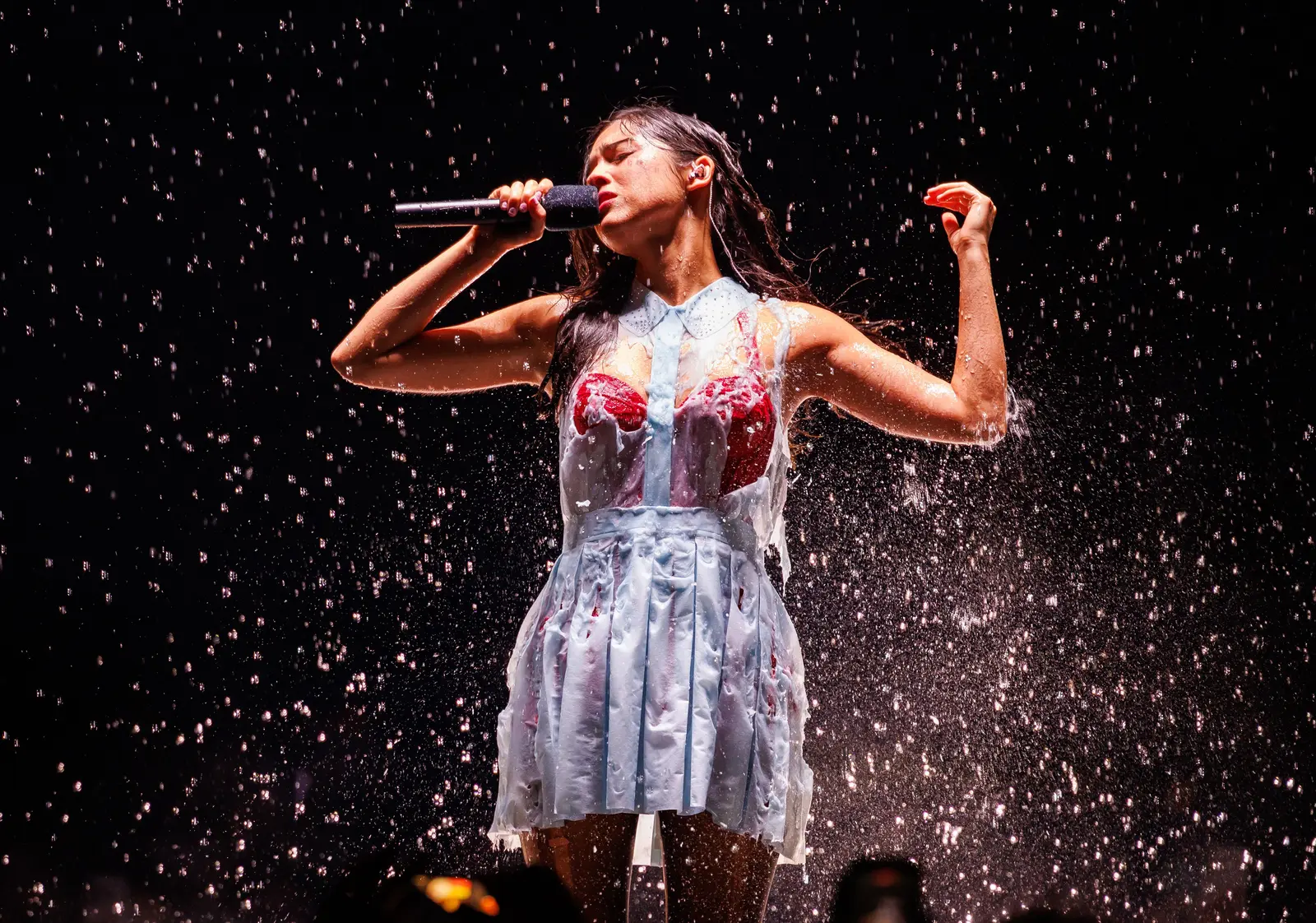 Olivia Rodrigo's Melting Dress Brings Back a Fashion Runway Classic