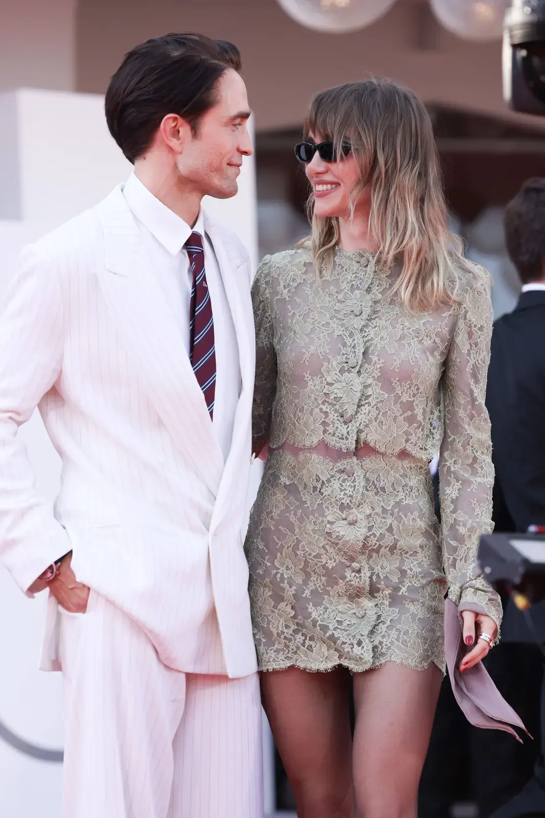 Robert Pattinson and Suki Waterhouse Turn Heads with Contrasting Looks at Venice Film Festival