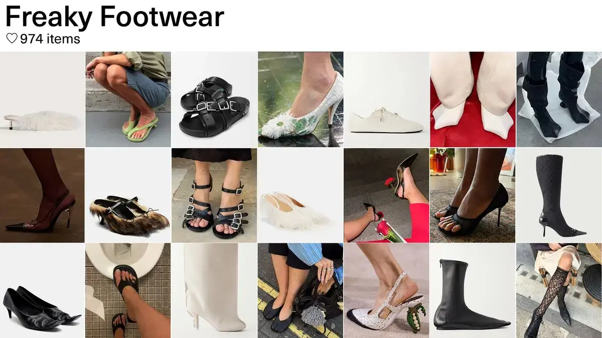 The Rise of Bizarre Footwear Trends for the New Season
