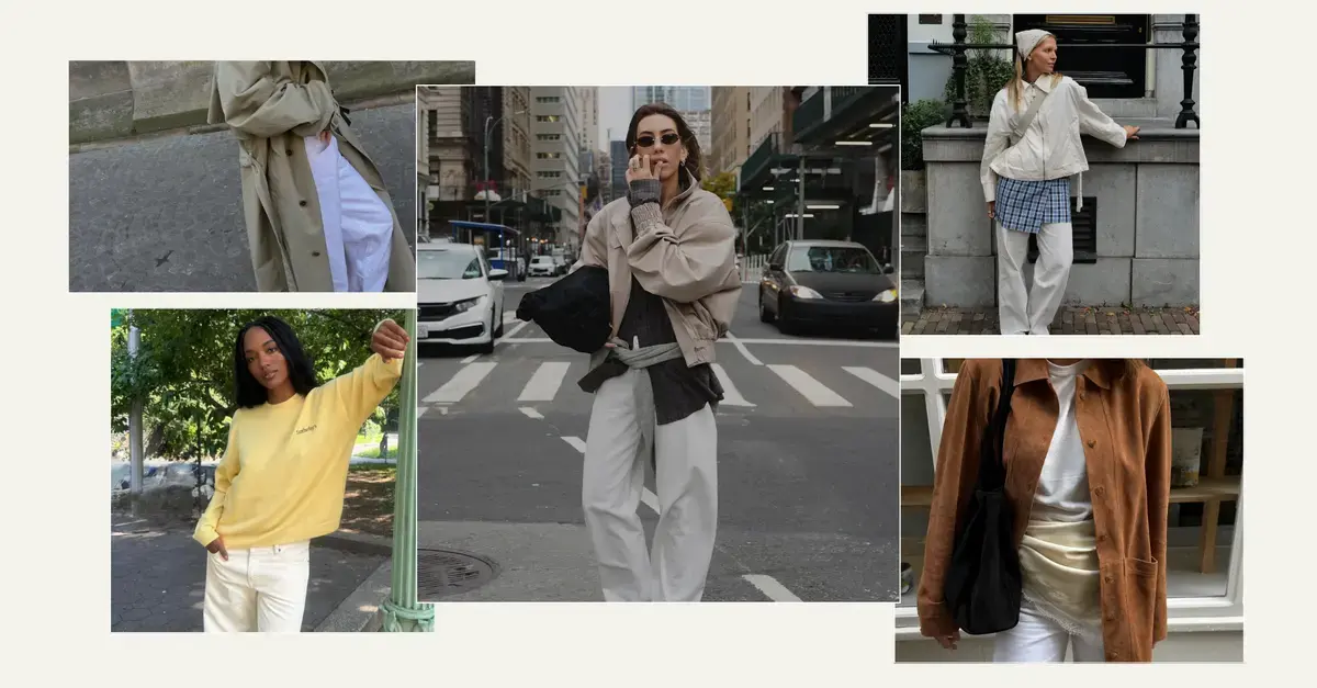 White Denim Is the Unexpected Essential for Your Autumn Wardrobe