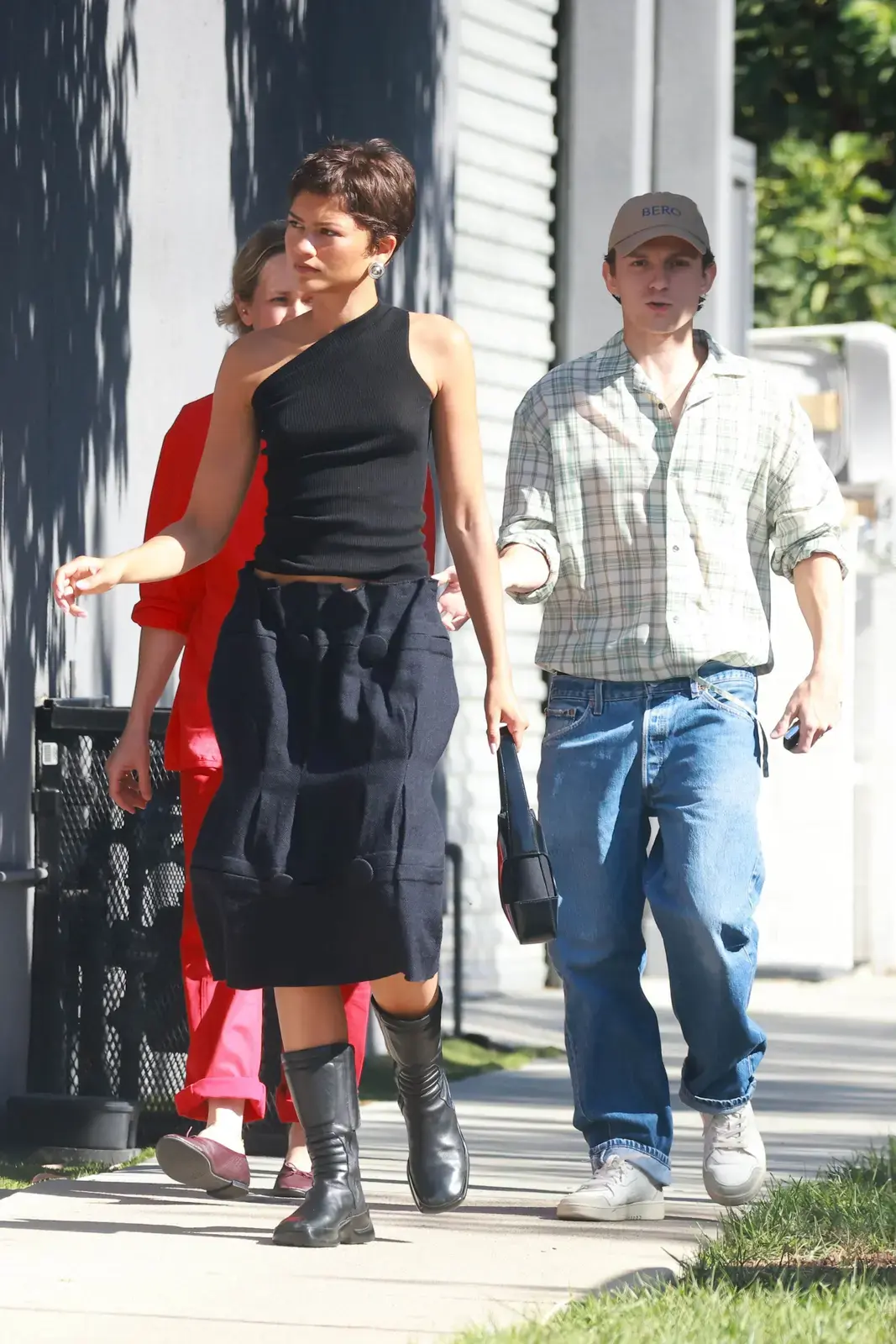 Zendaya and Tom Holland Showcase Contrasting Styles at LA Art Gallery