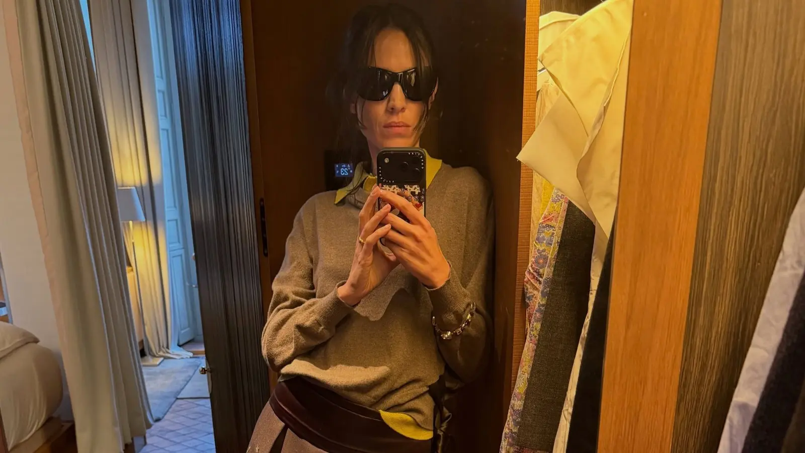Alexa Chung's Favorite Accessory Elevates Every Skirt Outfit