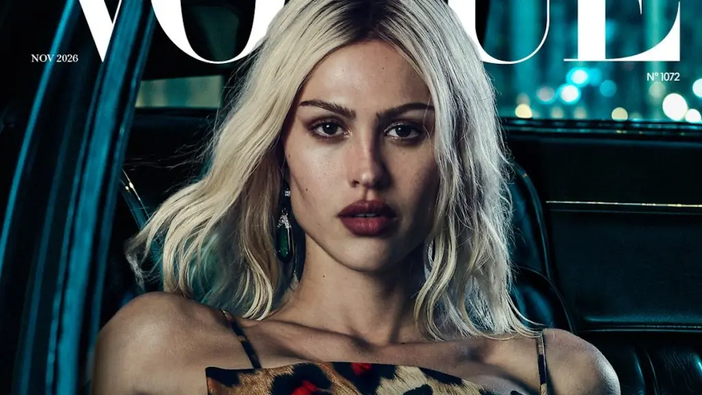 Amelia Gray Captures Vogue France Cover With Cinematic Femme Fatale Aesthetic