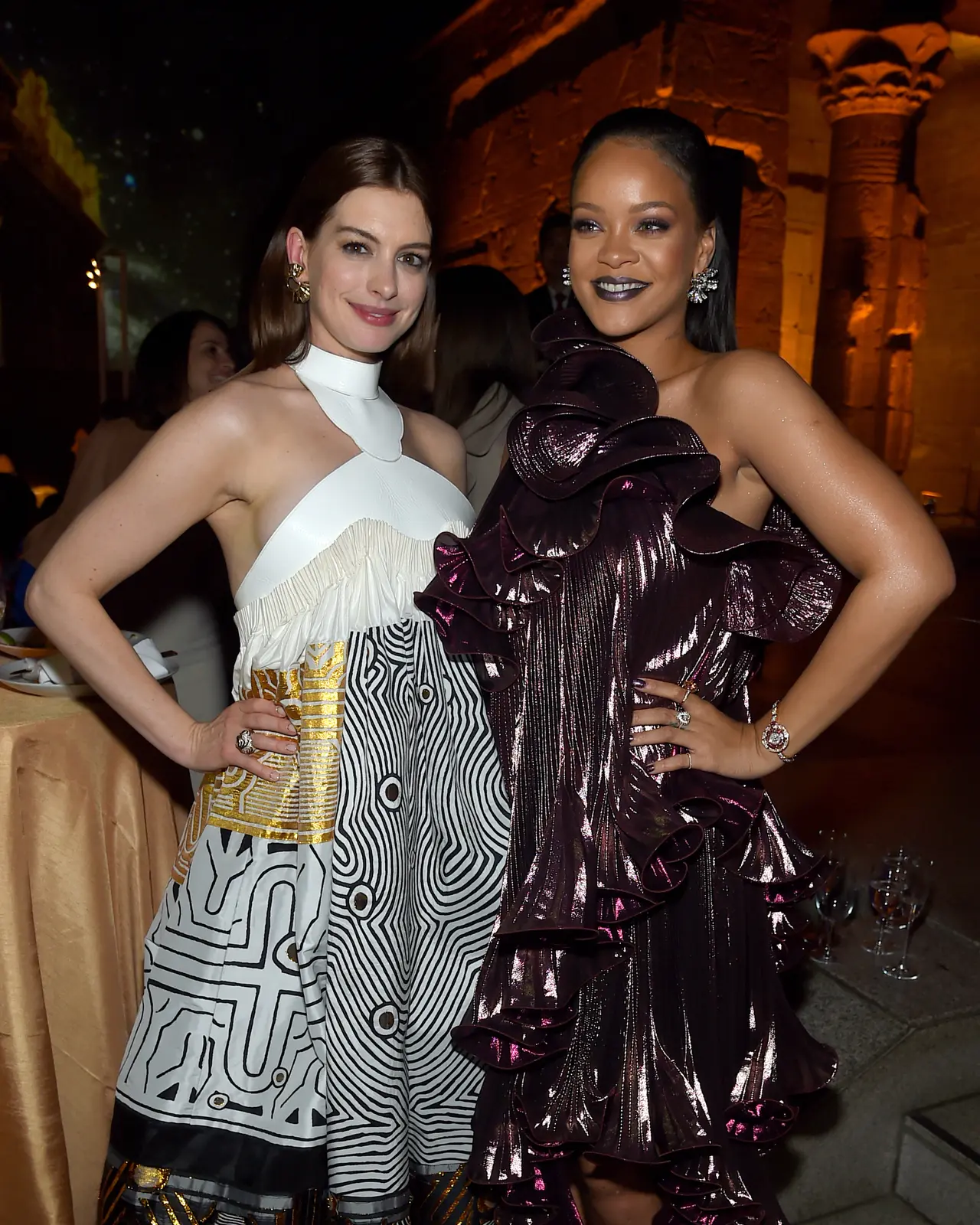 Anne Hathaway Credits Pop Icon for Playful Maternity Look