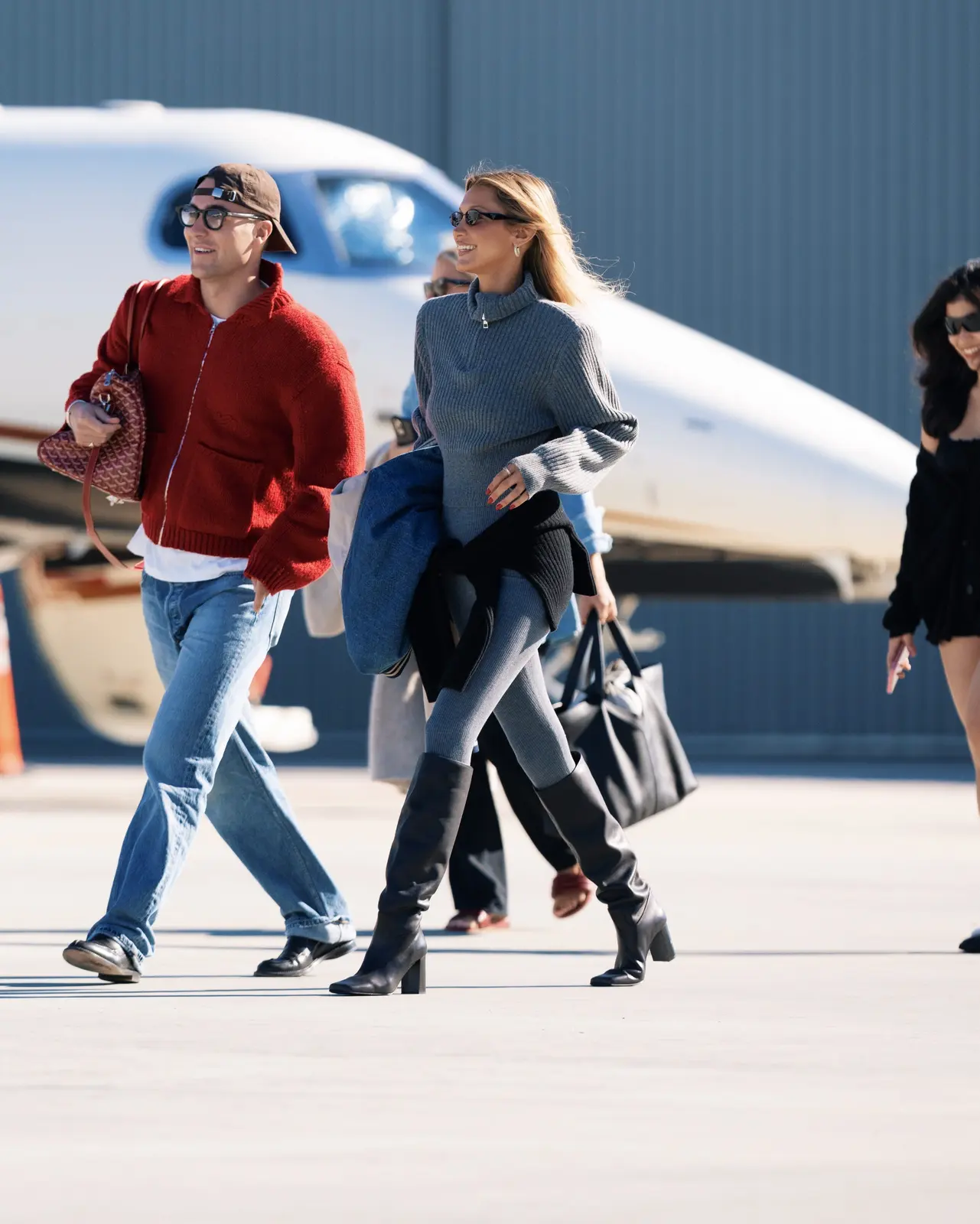 Bella Hadid Soars in Stylish Knits on Her 30th Birthday