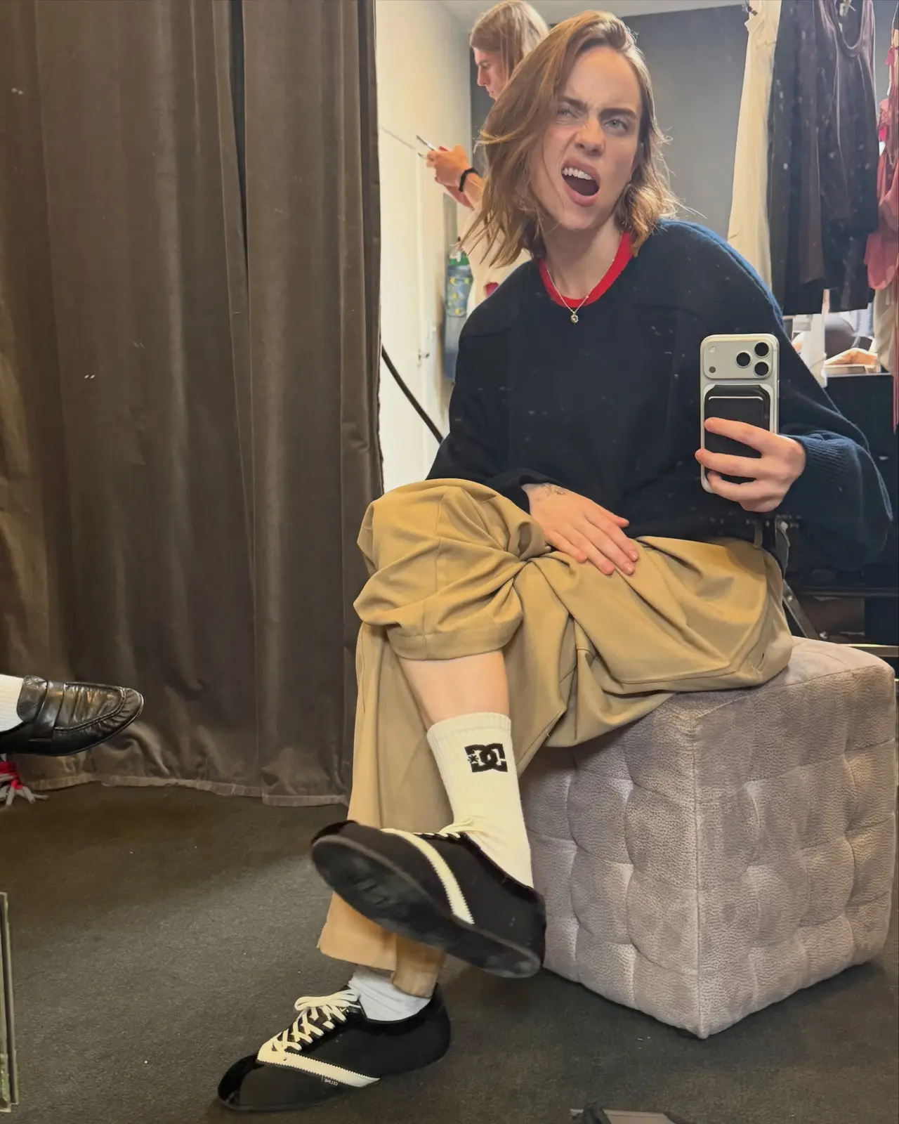 Billie Eilish Debuts Strawberry Blonde Look in Latest Selfie