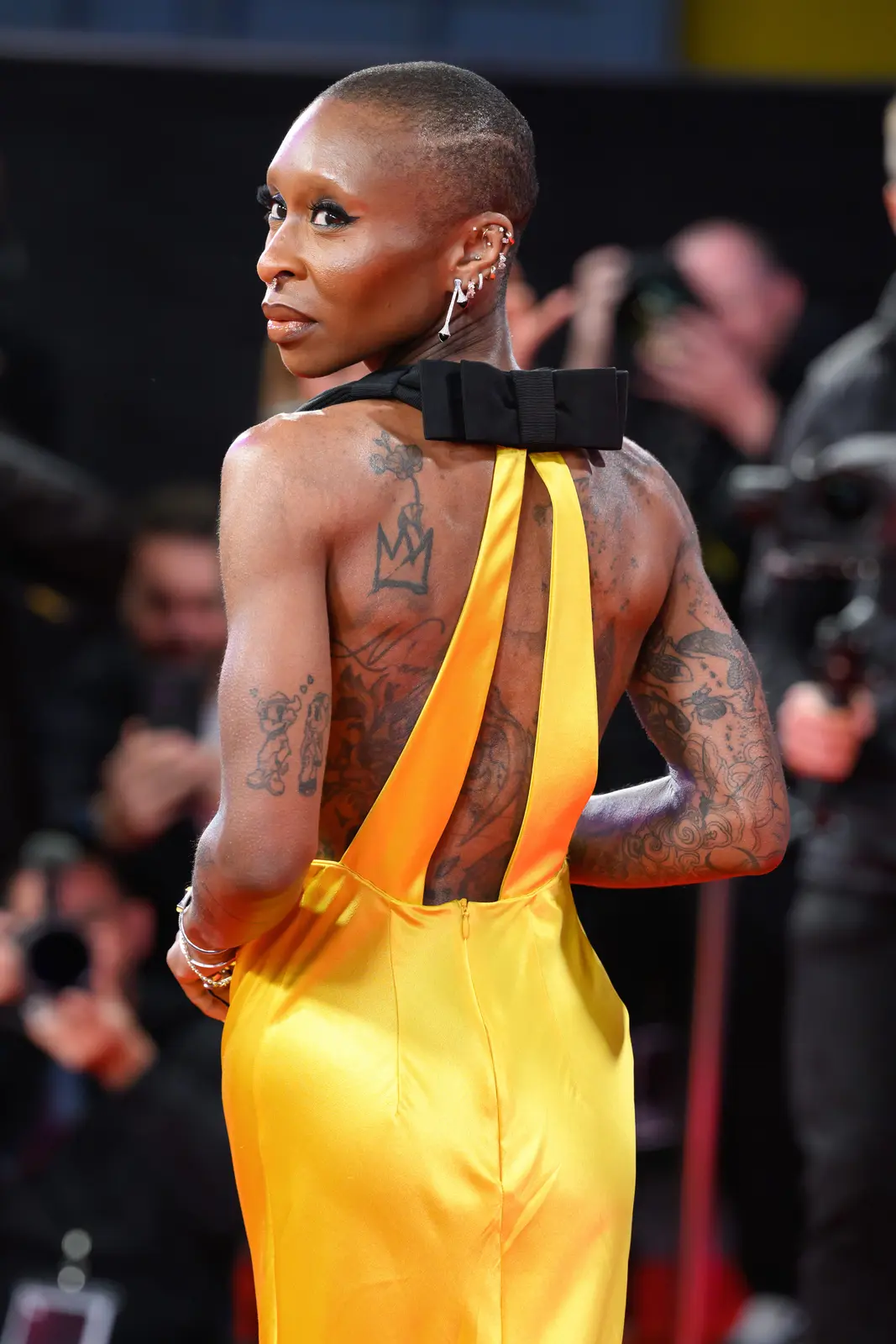 Cynthia Erivo Shines in Custom Prada at BFI London Film Festival