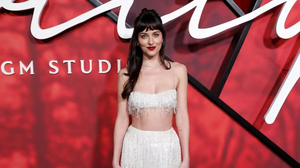 Dakota Johnson Celebrates Birthday in Daring Sheer Gown