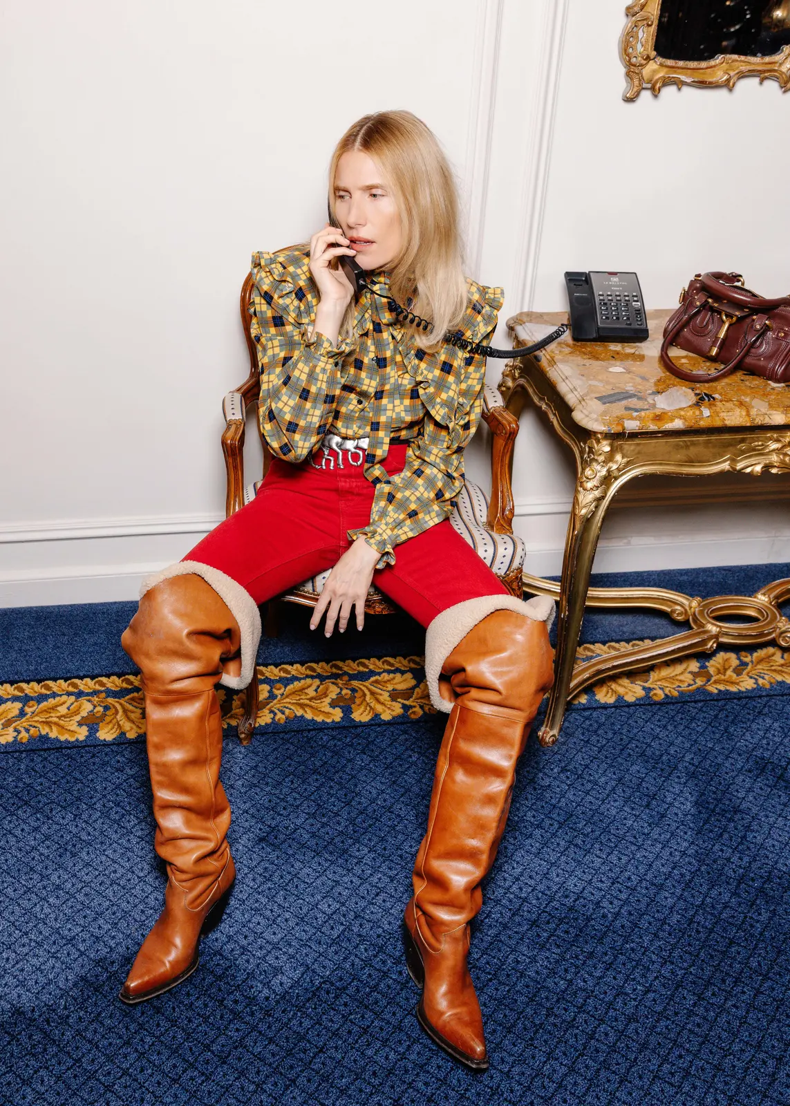 Dree Hemingway Brings Bohemian Spirit to Chloé's Paris Fashion Show