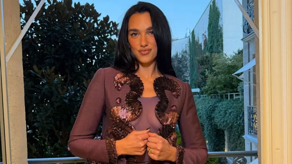 Dua Lipa Stuns in Paris with Marc Jacobs Bodysuit