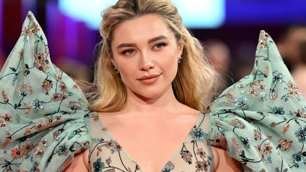 Florence Pugh Stuns in Braless Rodarte Gown at London Event