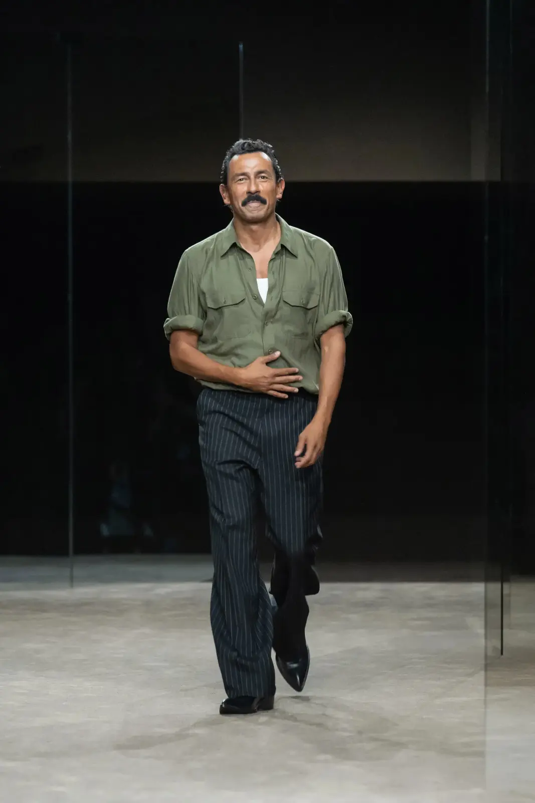 Haider Ackermann Discusses Risk and Freedom in Tom Ford Spring 2027 Collection