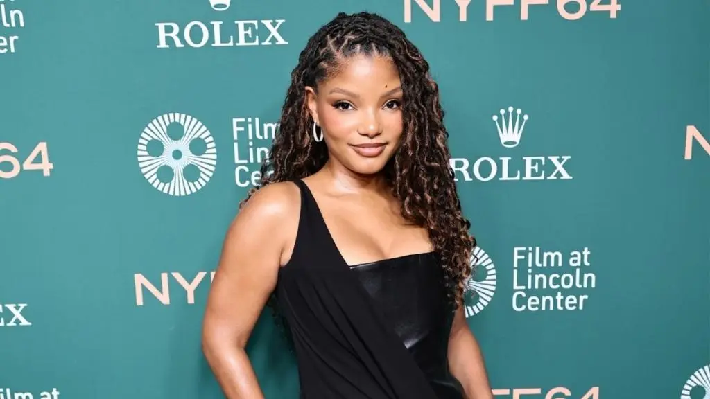 Halle Bailey Commands Attention in Sculpted Black Gown at New York Film Festival