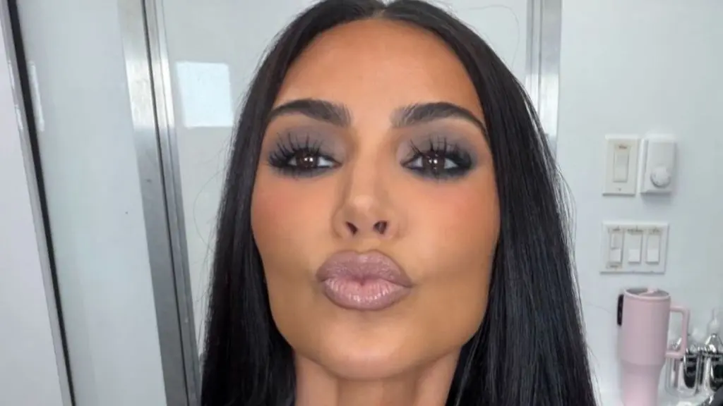 Kim Kardashian Wears Vintage Marc Bouwer Dress with Leviev Diamonds for All’s Fair Promotion