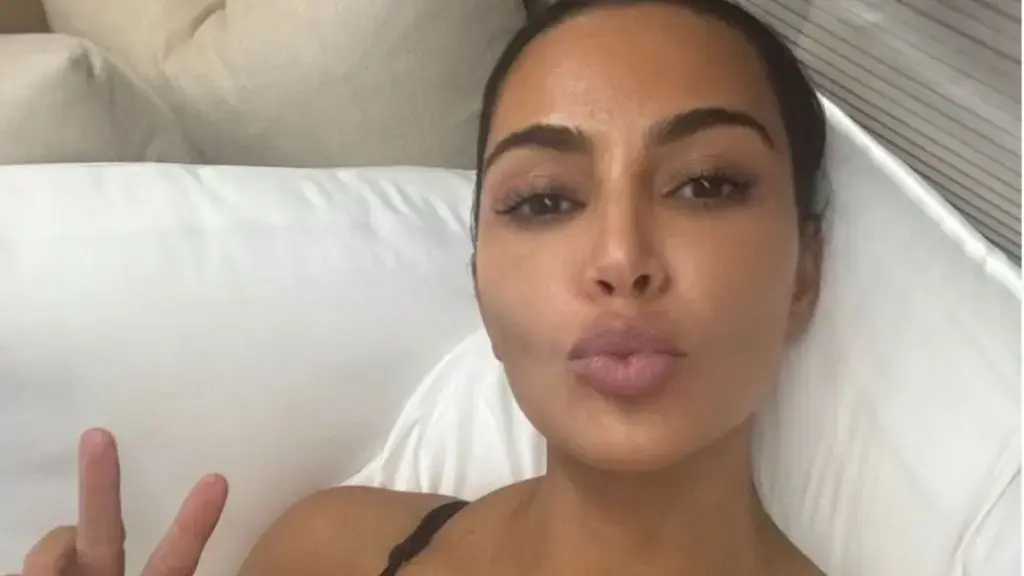 Kim Kardashian Wows in Daring SKIMS Collaboration Dress
