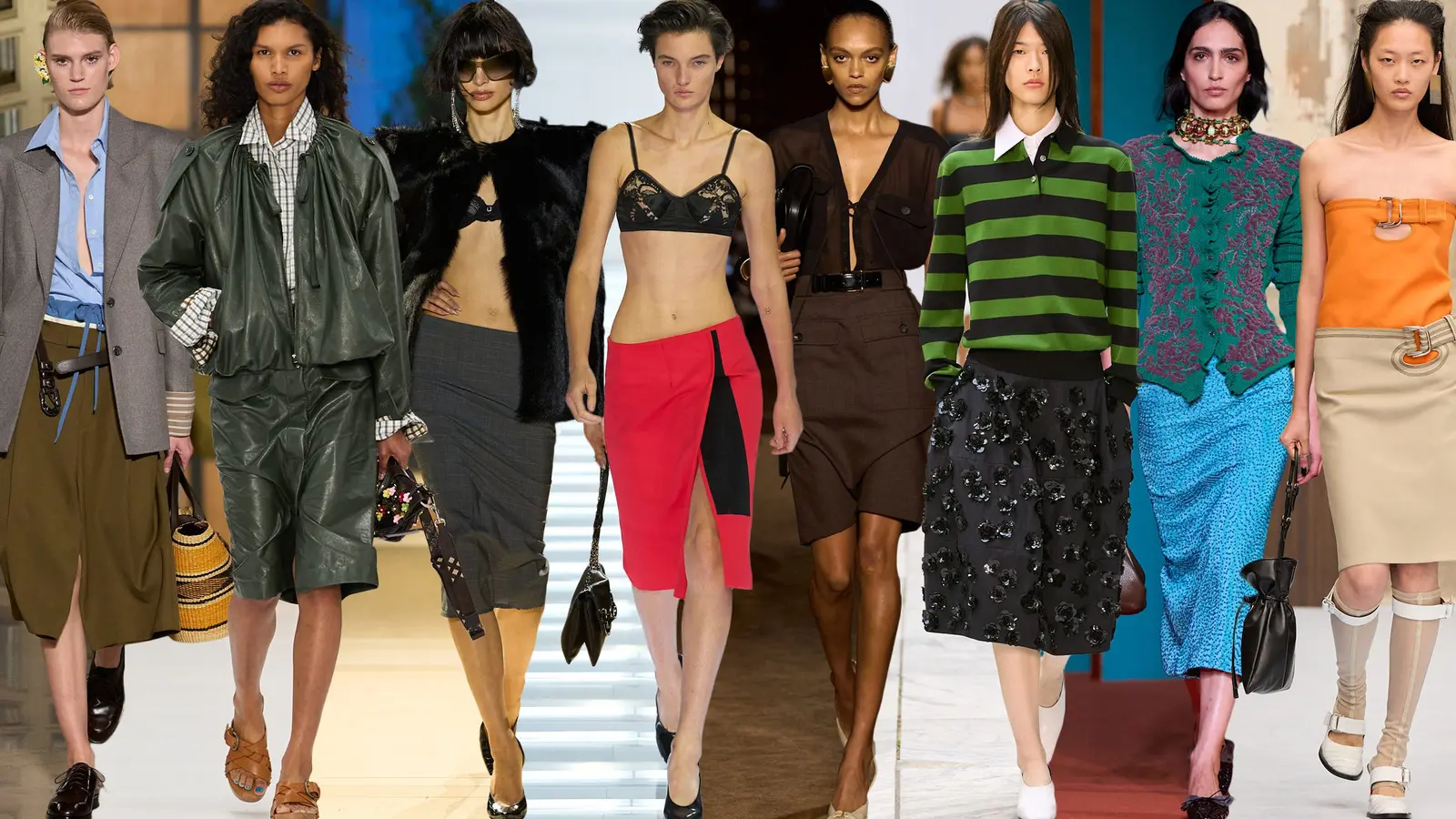 Knee-Length Skirts Have Come Roaring Back into Fashion