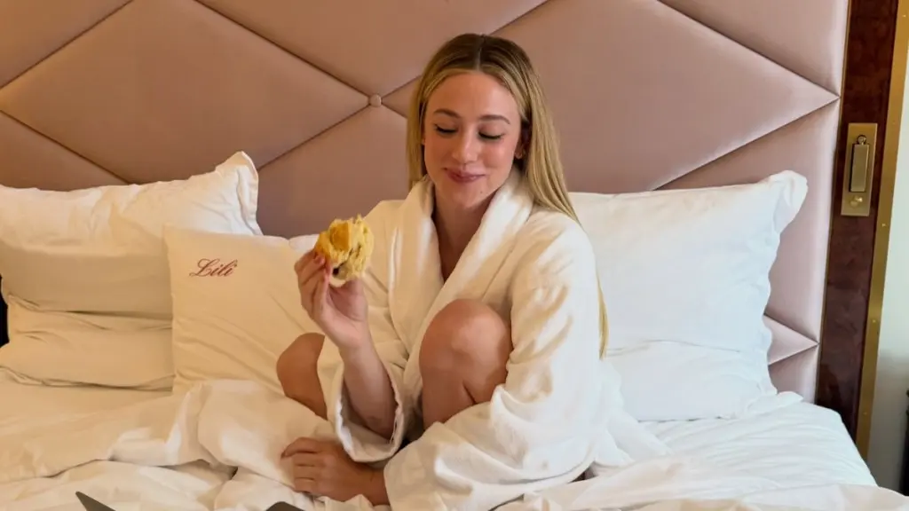 Lili Reinhart Poses Topless in Quilted Dior Jacket for Glamour Germany Cover